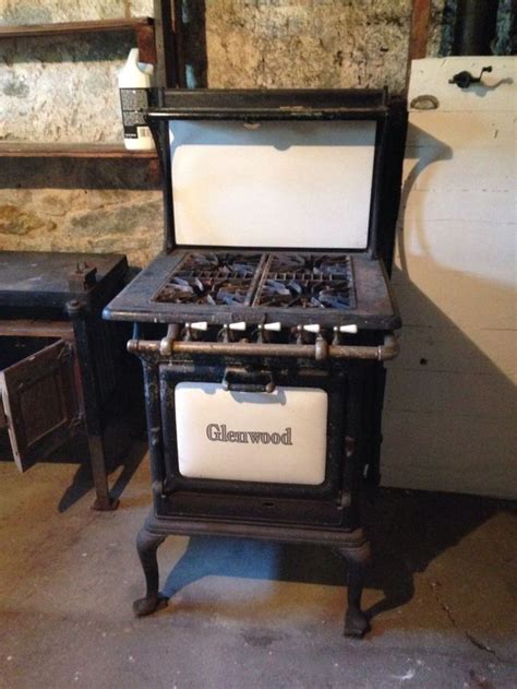 old gas burning stove